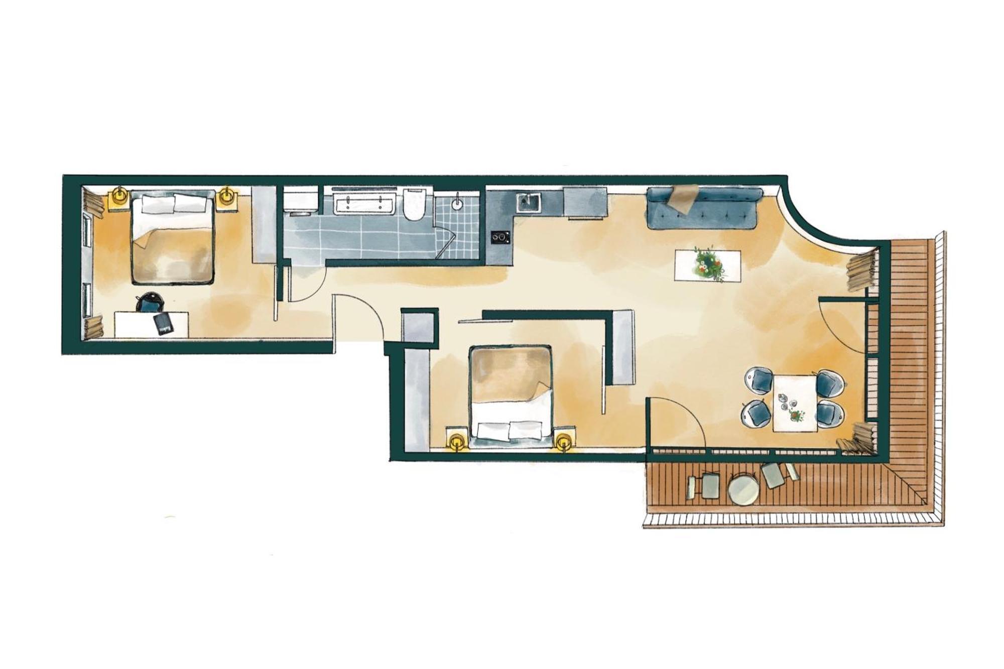 Waveboard Hotel & Boardinghouse Potsdam Rom bilde